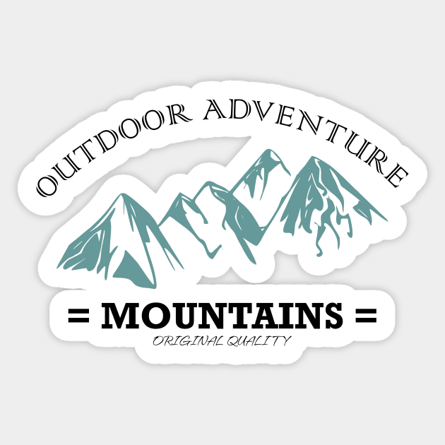 Outdoor adventure Sticker by CreativeIkbar Prints